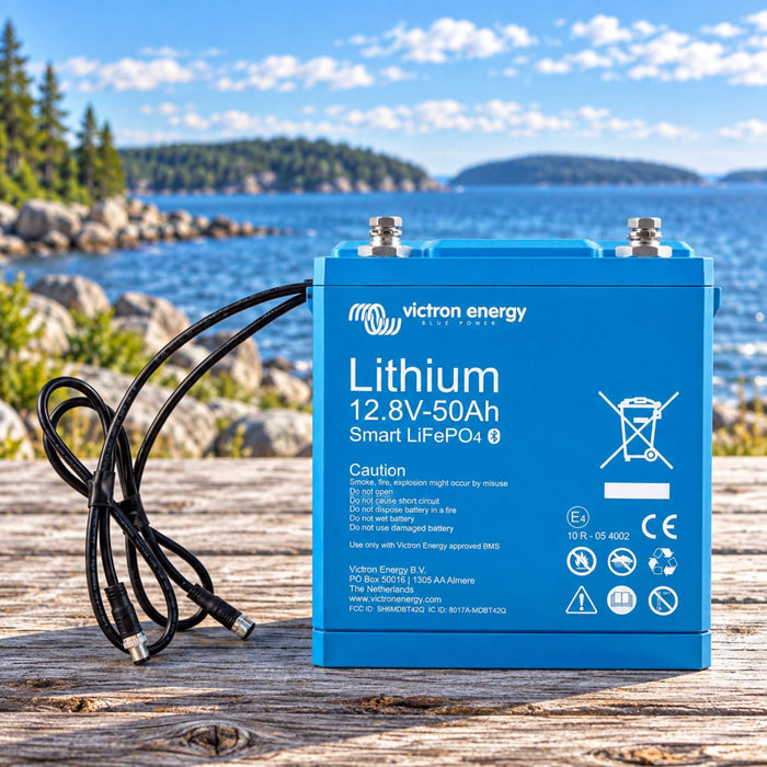 Victron Lithium Smart 12.8V 50Ah battery for mobile energy and campervan systems