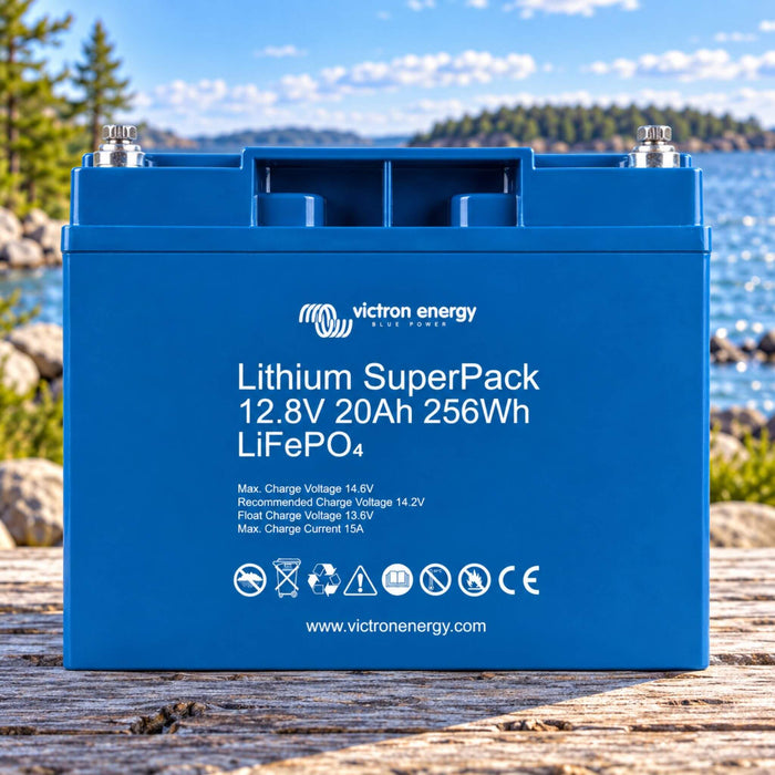 Victron Lithium SuperPack 12.8V 20Ah 256Wh battery for mobile energy applications