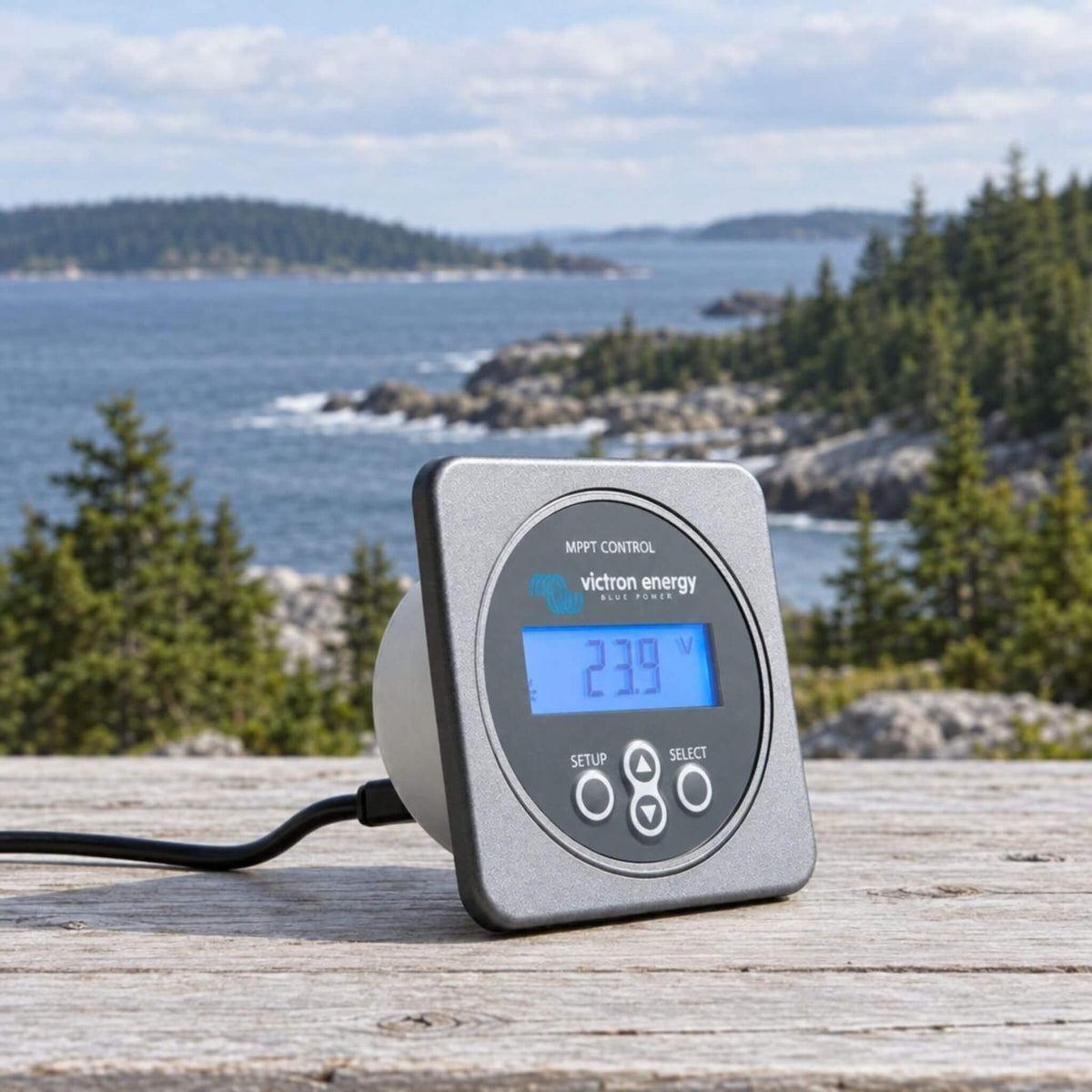 Victron MPPT Control Monitor for campervan, RV and professional solar power installations