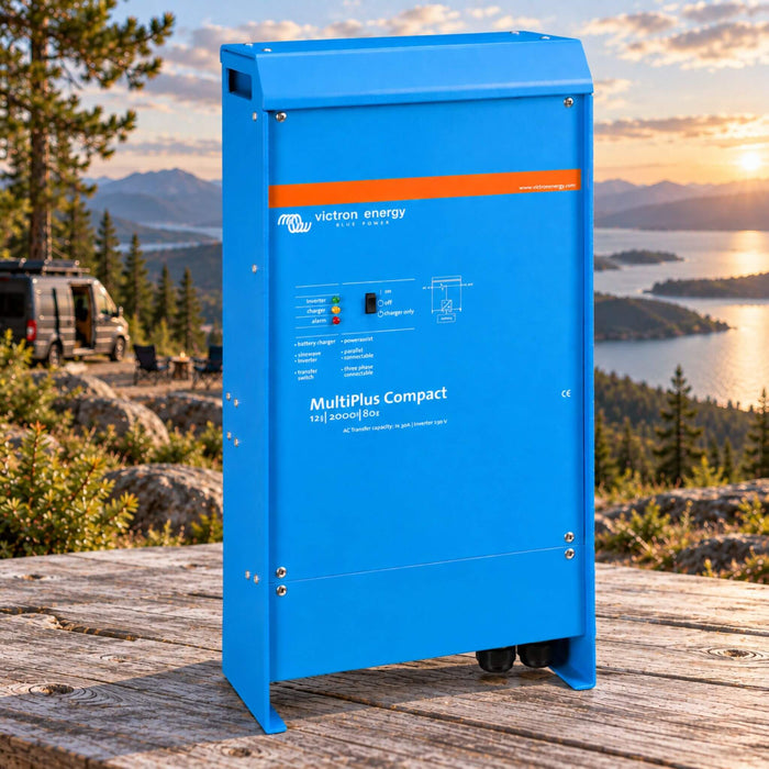 Victron Energy MultiPlus Compact 12/2000/80-50 120V VE.Bus inverter charger for van conversion and off-grid power systems