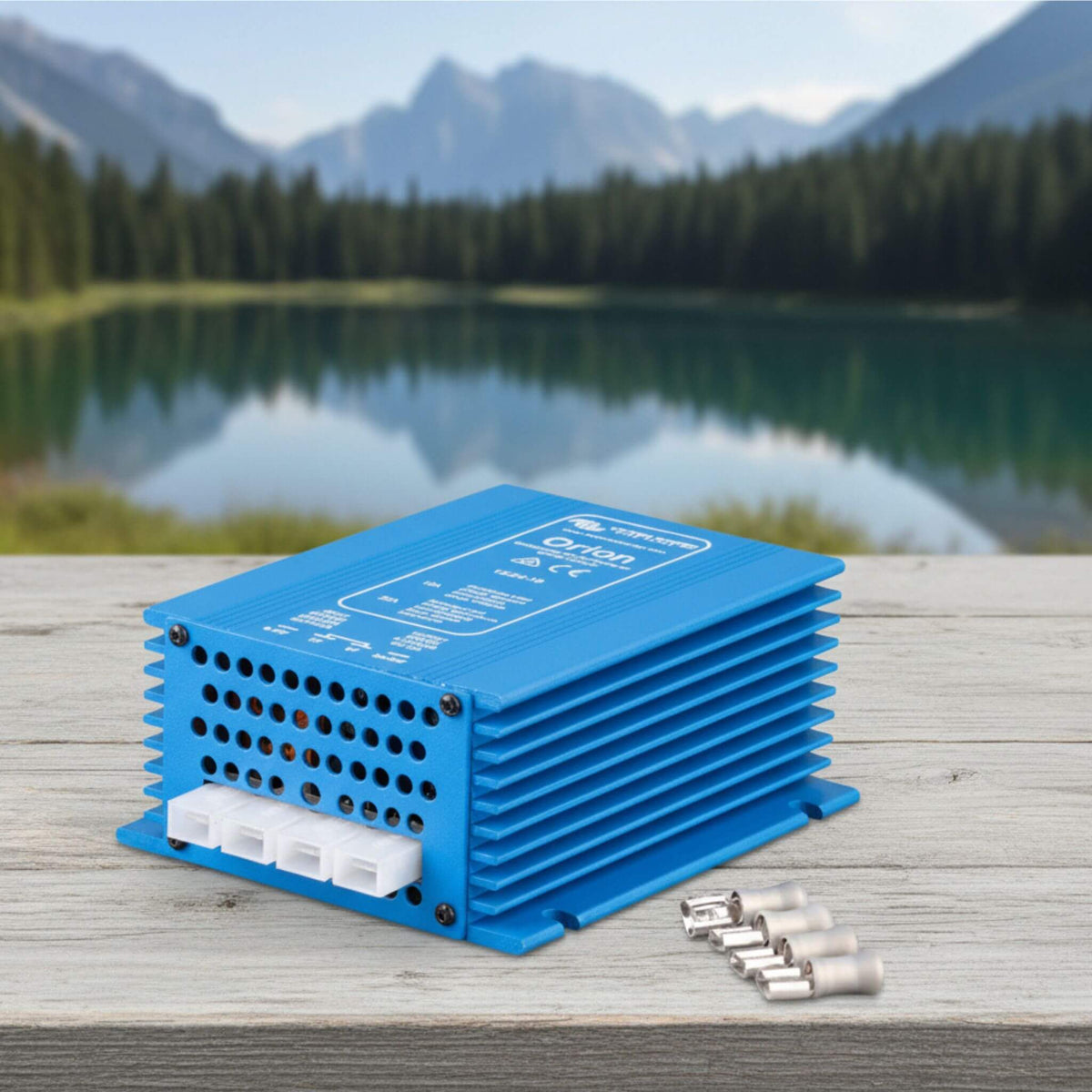 Victron Orion 12/24-10A DC-DC converter for camper van electrical systems, off-grid battery charging and vanlife power management