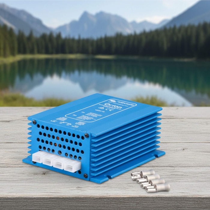Victron Orion 12/24-10A DC-DC converter for camper van electrical systems, off-grid battery charging and vanlife power management