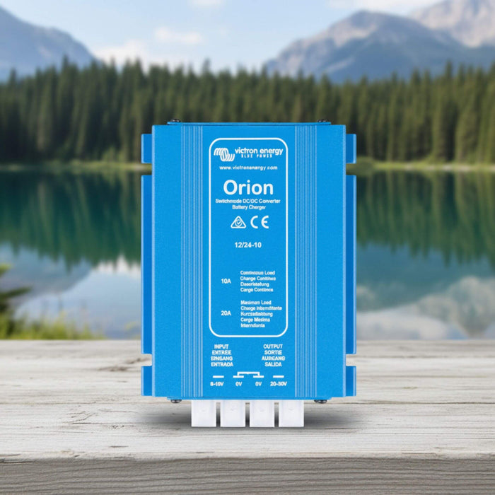 Victron Orion 12/24-10A DC-DC converter for van conversion electrical installations, auxiliary battery charging and mobile power systems