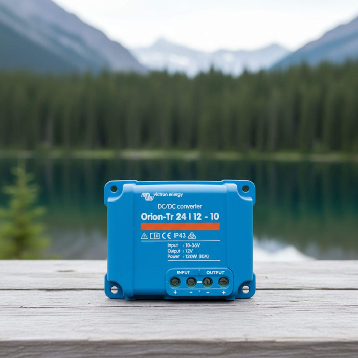 Victron Orion-Tr 24/12-10A DC-DC converter for camper van electrical systems, off-grid battery charging and vanlife power management