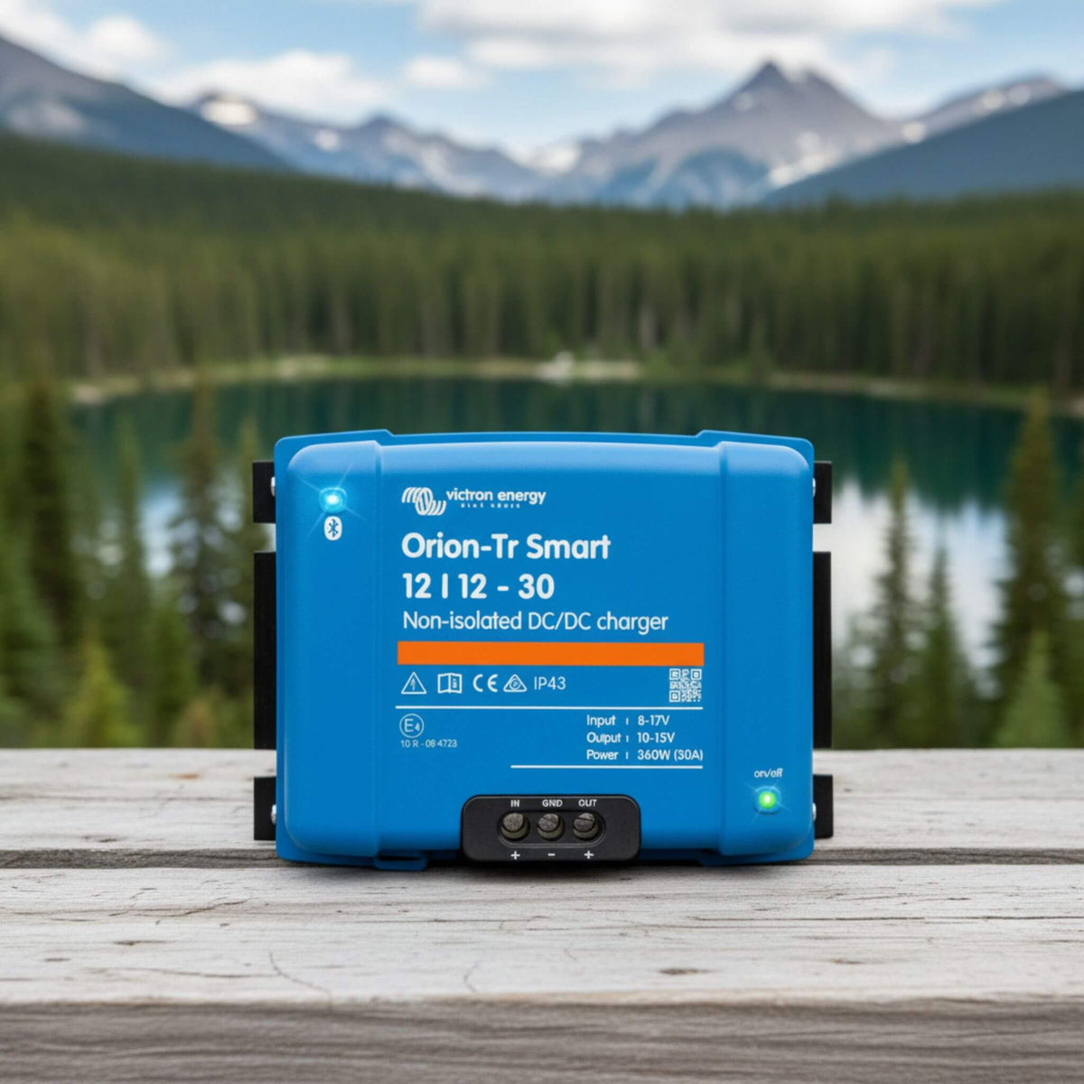 Victron Orion-Tr Smart 12/12-30A DC-DC charger for camper van electrical systems, off-grid battery charging and vanlife power management