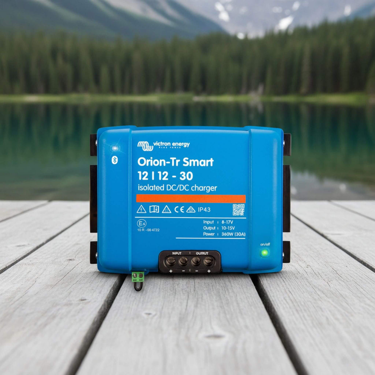 Victron Orion-Tr Smart 12/12-30A isolated DC-DC charger for camper van electrical systems, off-grid battery charging and vanlife power management