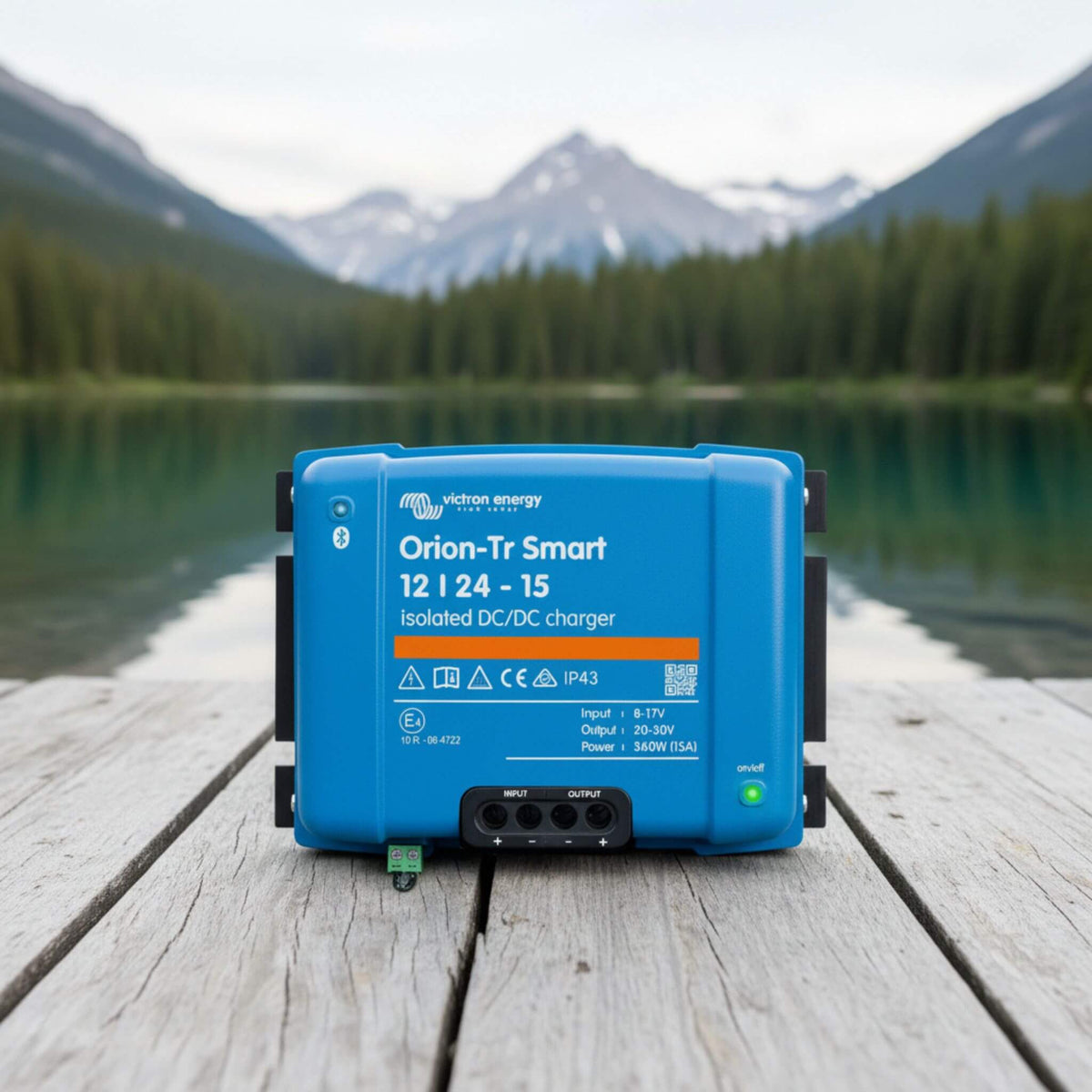 Victron Orion-Tr Smart 12/24-15A isolated DC-DC battery charger for camper van electrical systems, off-grid battery charging and vanlife power management