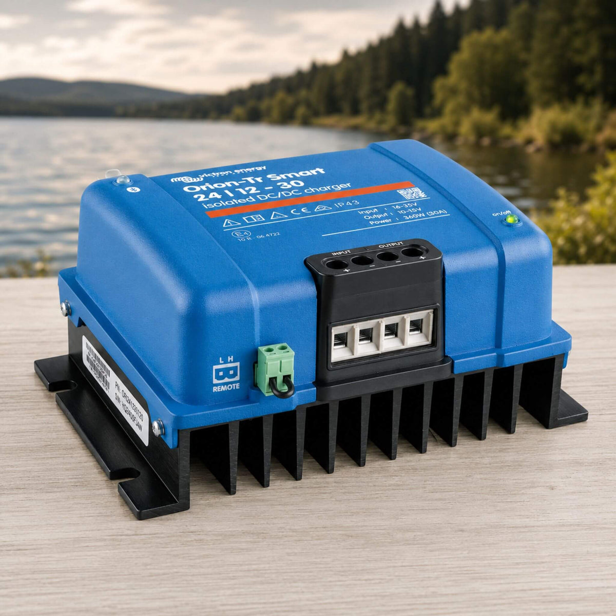 Victron Orion-Tr Smart 24/12-30A isolated DC-DC charger terminal connections