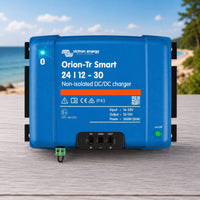 DC-DC battery charger for van electrical systems and auxiliary battery charging