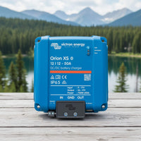 Victron Orion XS 12/12-50A DC-DC charger for camper van electrical systems, off-grid battery charging and vanlife power management
