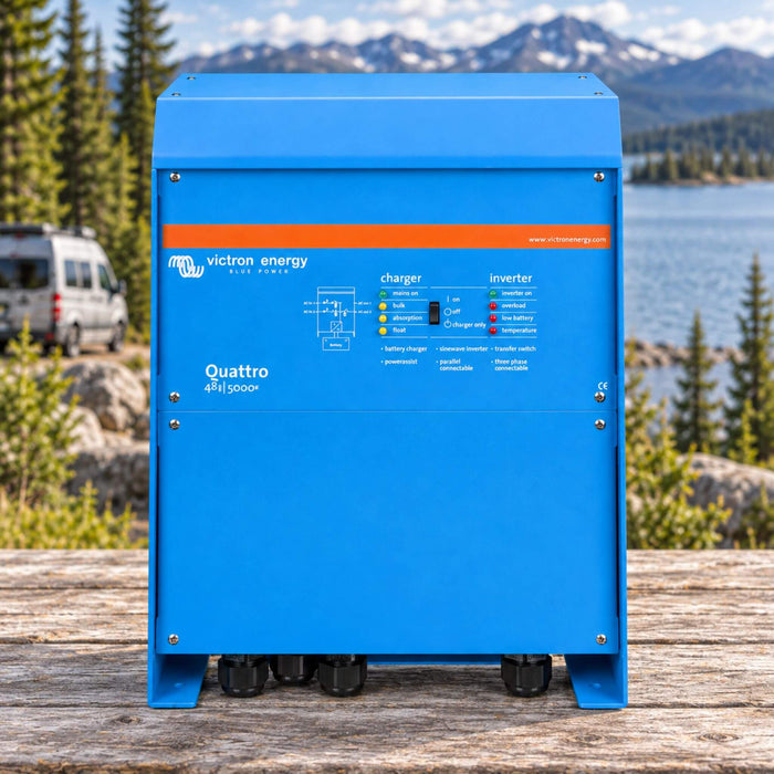 Victron Quattro 48/5000/120 inverter charger for high voltage off-grid power systems