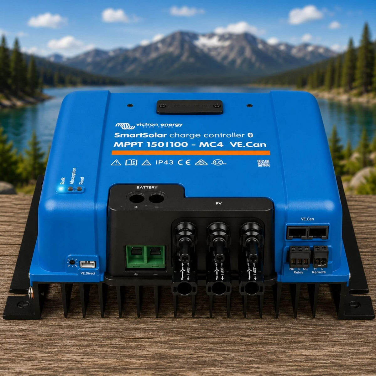 Victron Energy SmartSolar MPPT 150/100 MC4 solar power controller for van electrical systems