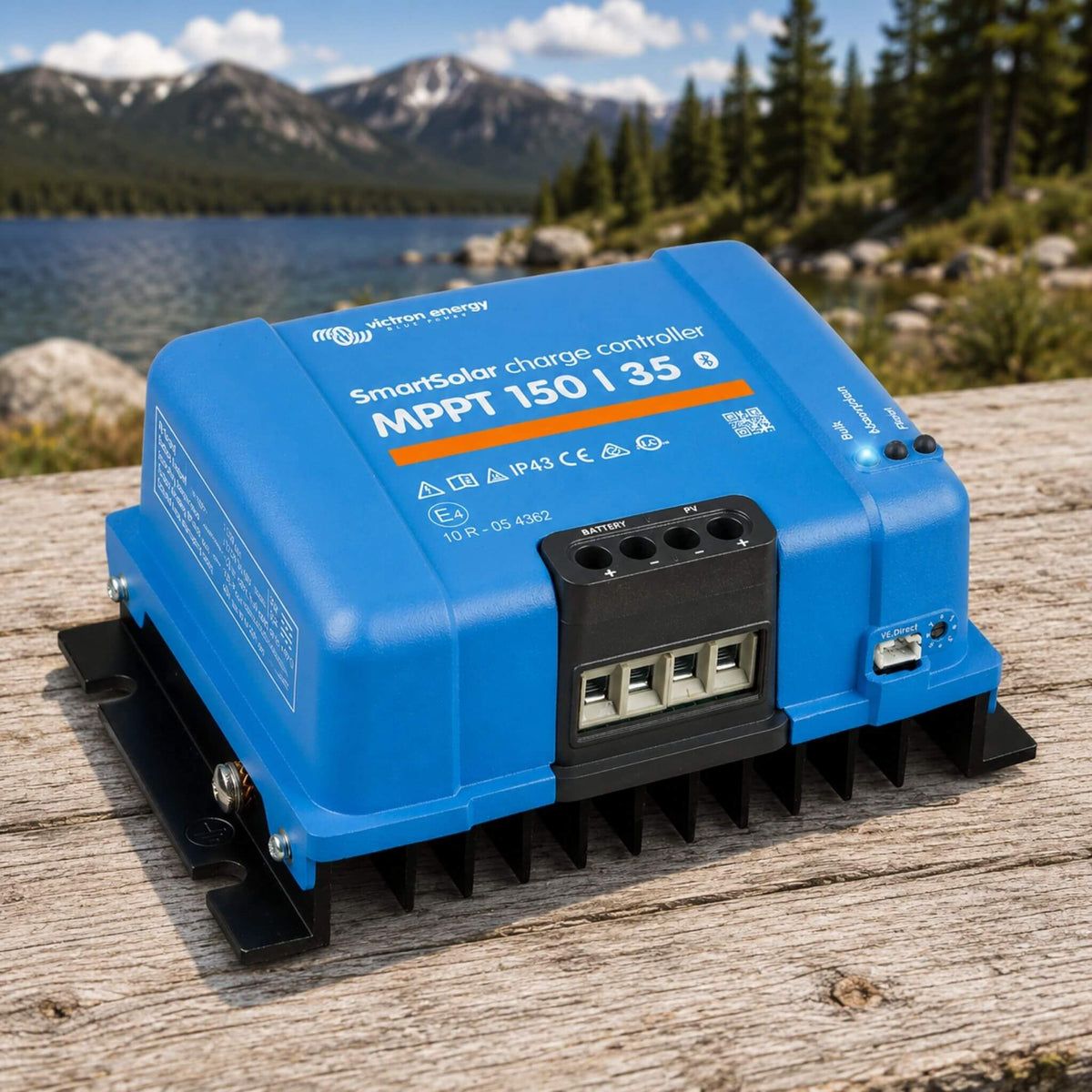 Victron SmartSolar MPPT 150/35 solar charge controller for off-grid battery systems