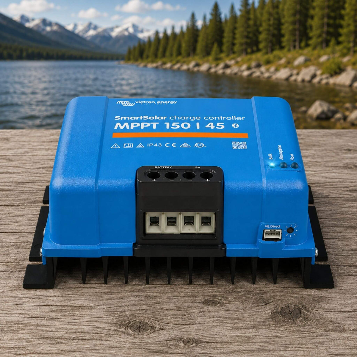 Victron SmartSolar MPPT 150/45 solar charge controller for battery charging and off-grid solar power