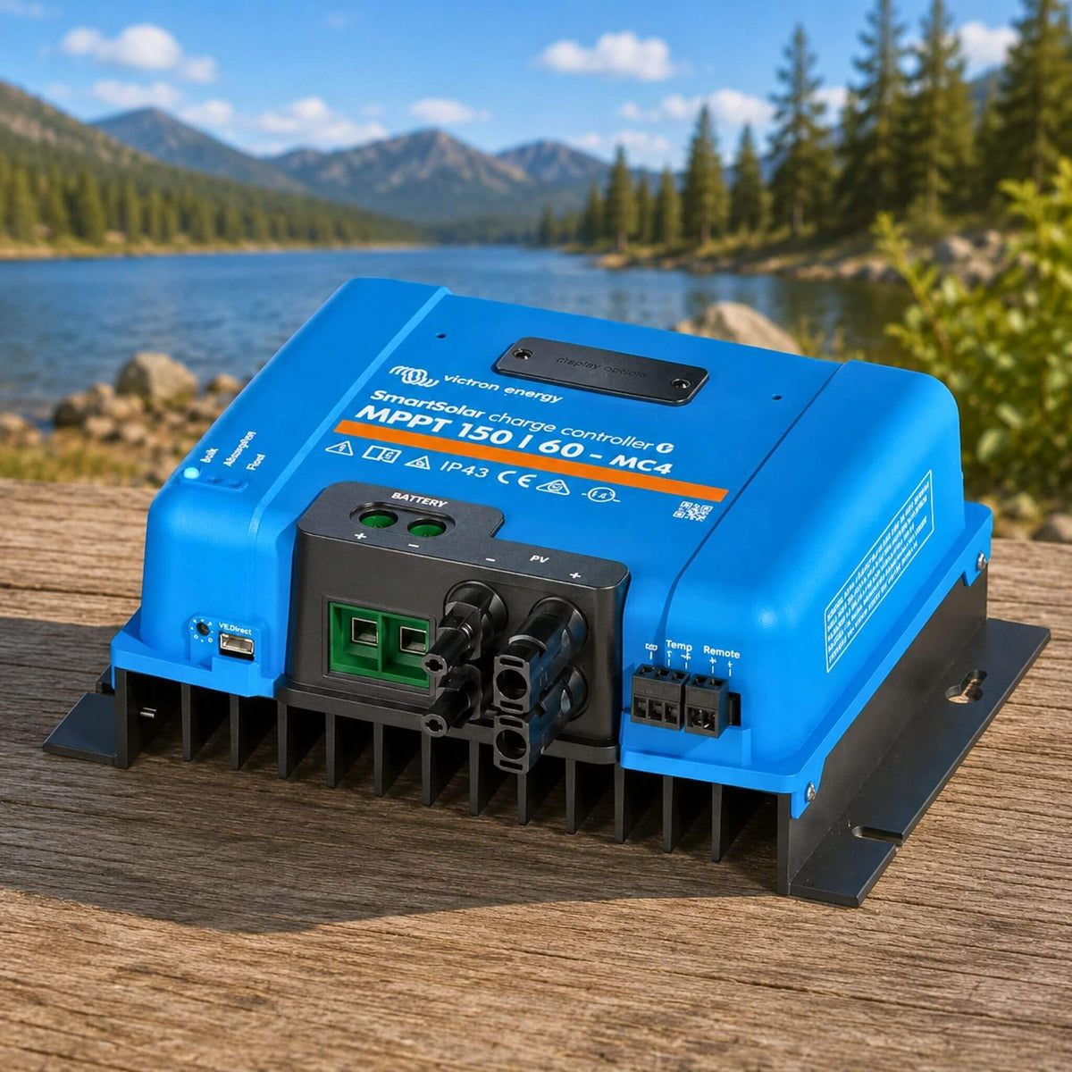 Victron Energy SmartSolar MPPT 150/60 MC4 solar charge controller for van conversion and solar energy systems