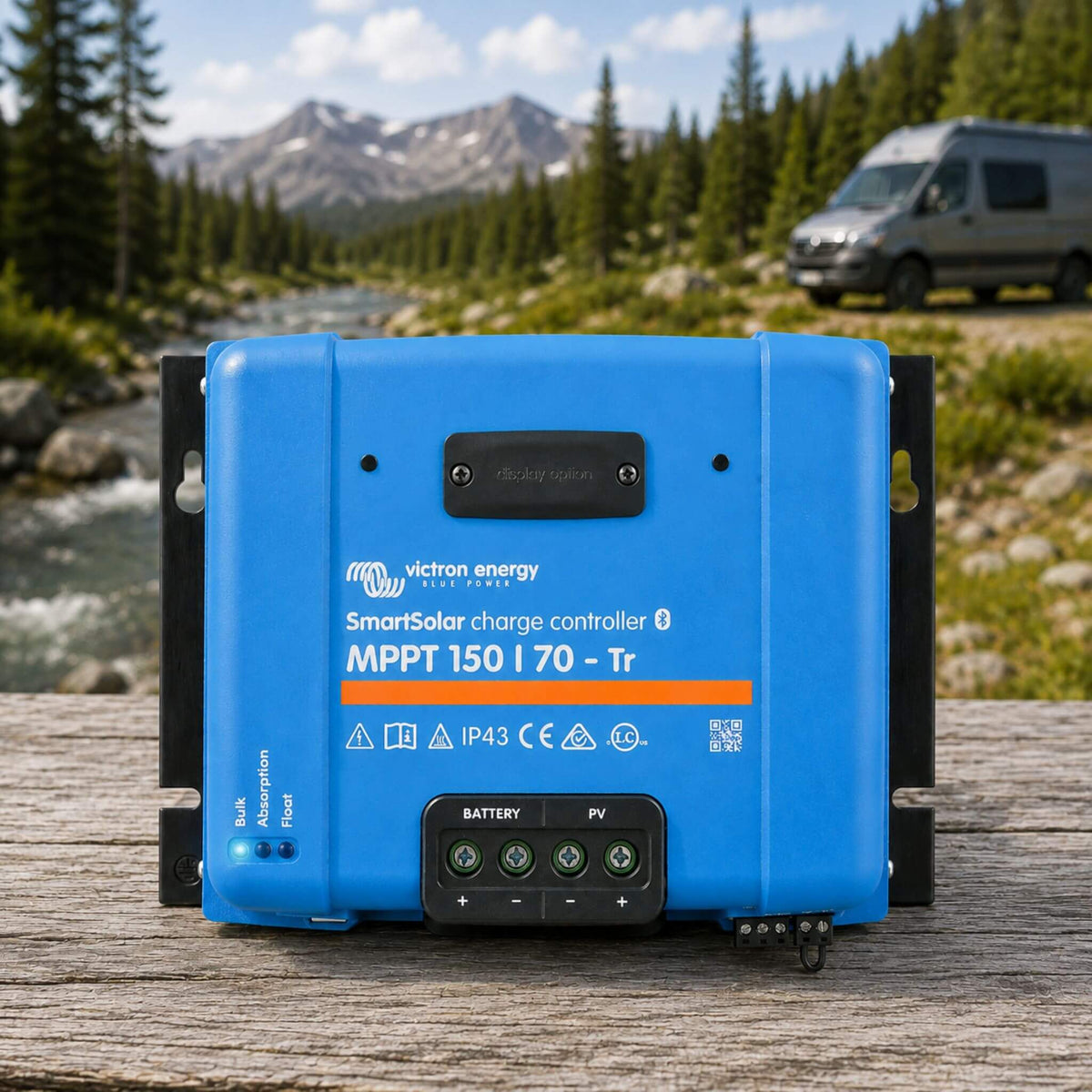 Victron Energy SmartSolar MPPT 150/70 solar charge controller solar energy battery charging van electrical system