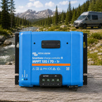 Victron Energy SmartSolar MPPT 150/70 solar charge controller solar energy battery charging van electrical system