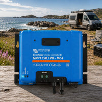 Victron Energy SmartSolar MPPT 150/70-MC4 solar charge controller van electrical system solar energy Van conversion