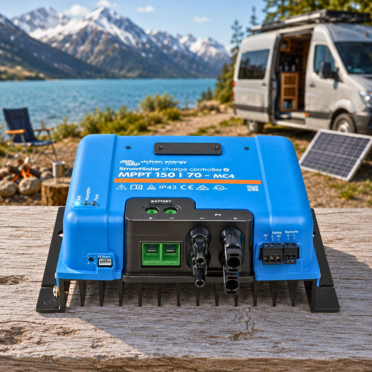 Victron Energy SmartSolar MPPT 150/70-MC4 solar charge controller van electrical system solar energy