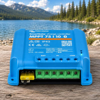 Victron SmartSolar MPPT 75/10 solar charge controller for battery charging and off-grid power systems
