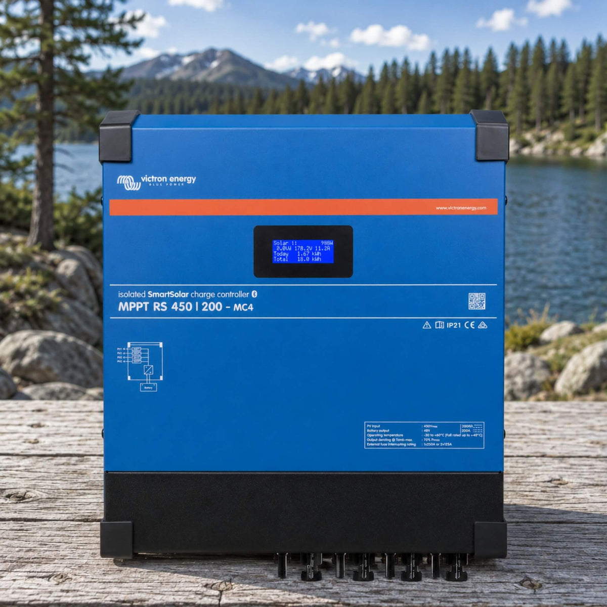 Victron Energy SmartSolar MPPT RS 450/200-MC4 solar charge controller high voltage solar power