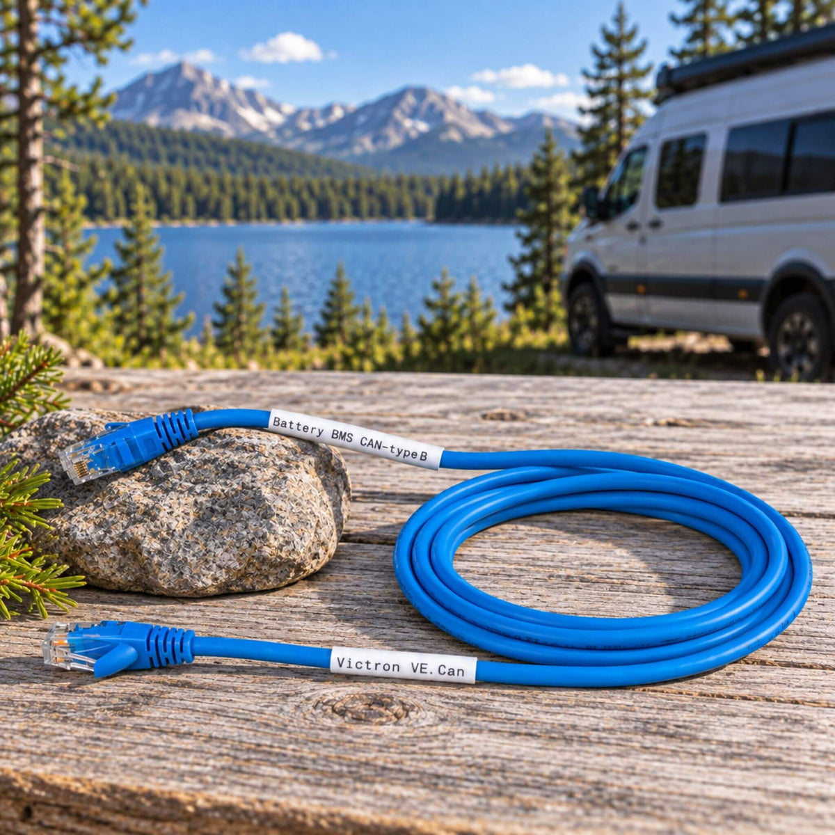 Câble Victron VE.Can vers CAN-bus BMS Type B de 1,8 m pour la communication de la batterie et les systèmes électriques