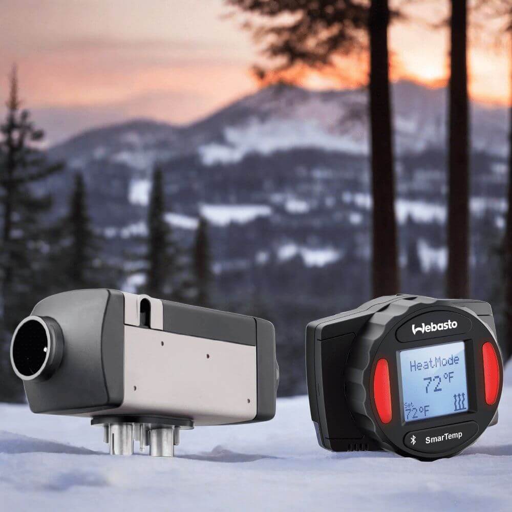 Webasto Air Top 2000 STC heater with Smartemp 3.0 Bluetooth control for van conversions